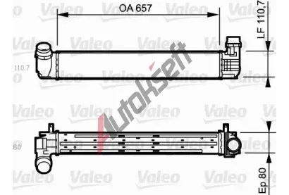 VALEO Chladi vzduchu intercooler VA 818870, 818870