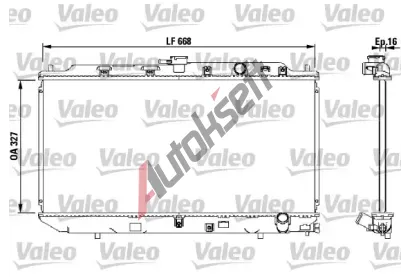 VALEO Chladi vody VA 819193, 819193