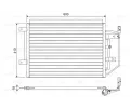 Kondenztor klimatizace VALEO ‐ VA 822556