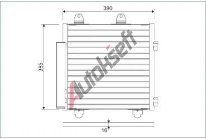 VALEO Kondenztor klimatizace VA 822577, 822577