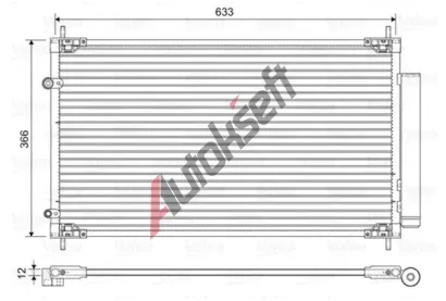 VALEO Kondenztor klimatizace VA 822604, 822604