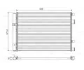 Kondenztor klimatizace VALEO ‐ VA 822610
