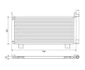 Kondenztor klimatizace VALEO ‐ VA 822651