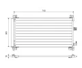 Kondenz�tor klimatizace&nbsp;VALEO&nbsp;&dash;&nbsp;VA 822703