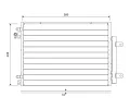 Kondenz�tor klimatizace&nbsp;VALEO&nbsp;&dash;&nbsp;VA 822715