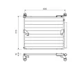 Kondenz�tor klimatizace&nbsp;VALEO&nbsp;&dash;&nbsp;VA 822717