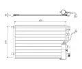 VALEO Kondenz�tor klimatizace&nbsp;&dash;&nbsp;VA 822733