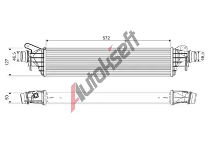 VALEO Chladi vzduchu intercooler VA 822909, 822909