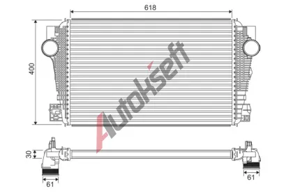 VALEO Chladi vzduchu intercooler VA 822915, 822915