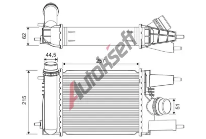 VALEO Chladič vzduchu intercooler VA 822916, 822916 VALEO Chladič vzduchu intercooler VA 822916, 822916
