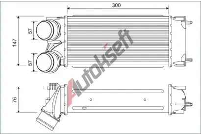 VALEO Chladi vzduchu intercooler VA 822925, 822925