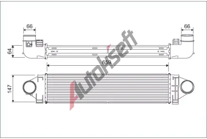 VALEO Chladi vzduchu intercooler VA 822926, 822926