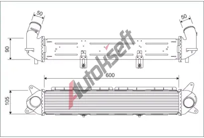 VALEO Chladi� vzduchu intercooler VA 822928, 822928