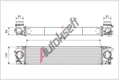VALEO Chladi vzduchu intercooler VA 822931, 822931