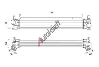 VALEO Chladič vzduchu intercooler VA 822945, 822945 VALEO Chladič vzduchu intercooler VA 822945, 822945
