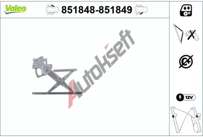 VALEO Zvedac zazen oken VA 851848, 851848