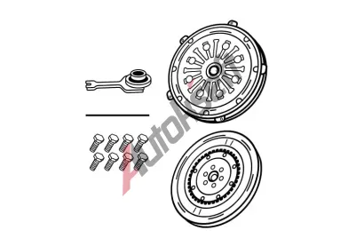 VALEO Sada spojky DDC FULLPACK DMF VA 855303, 855303