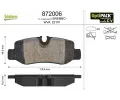VALEO Sada brzdovch destiek OPTIPACK for LCV ‐ VA 872006