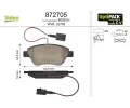 VALEO Sada brzdovch destiek ‐ VA 872705
