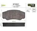 VALEO Sada brzdovch destiek ‐ VA 872921