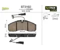 VALEO Sada brzdovch destiek ‐ VA 873160