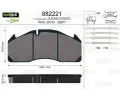 VALEO Sada brzdovch destiek kotouov brzdy OptiPACK ‐ VA 882221