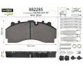 VALEO Sada brzdovch destiek OPTIPACK ‐ VA 882285