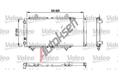 VALEO Chladi vody VA 883765, 883765