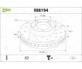 VALEO Brzdov� kotou� - 247 mm&nbsp;&dash;&nbsp;VA 886194