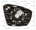 VAG ORIGINL Sklo zrctka (sfrick) s VAG 5E0857521, 5E0857521