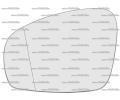 VAG ORIGINL Sklo zrctka (asfericke-siro- ‐ VAG 5J0857521H