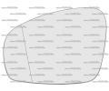 VAG ORIGINL Sklo zrctka (asfericke-siro- VAG 5J0857521H, 5J0857521H