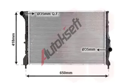 VAN WEZEL Chladi vody VAW 01002083, 01002083