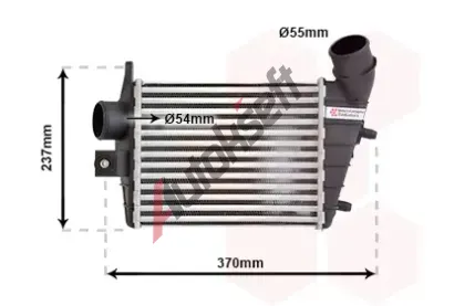 VAN WEZEL Chladič vzduchu intercooler VAW 01004085, 01004085  VAN WEZEL Chladič vzduchu intercooler VAW 01004085, 01004085