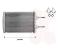 Vmnk tepla vnitnho vytpn VAN WEZEL ‐ VAW 01006158