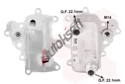 VAN WEZEL Chladi oleje VAW 01013701, 01013701