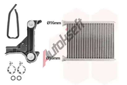 VAN WEZEL Vmnk tepla vnitnho vytpn VAW 01016700, 01016700