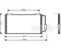Kondenztor klimatizace VAN WEZEL ‐ VAW 02005148