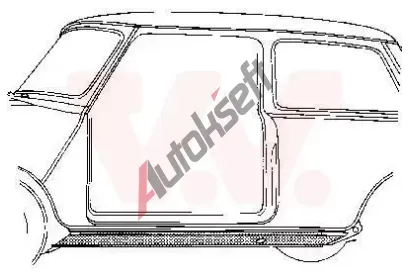 VAN WEZEL Dno karos�rie VAW 0201.09, 0201.09