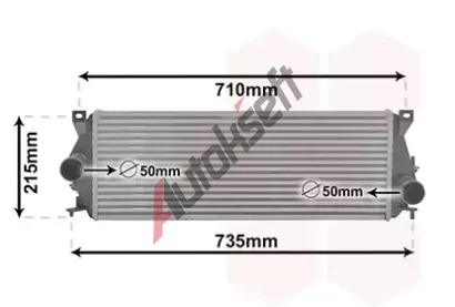 VAN WEZEL Chladič vzduchu intercooler VAW 02012703, 02012703 VAN WEZEL Chladič vzduchu intercooler VAW 02012703, 02012703