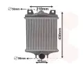 Chladi vzduchu intercooler VAN WEZEL ‐ VAW 02014706