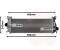 Chladi vzduchu intercooler VAN WEZEL ‐ VAW 02014707