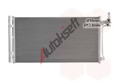 VAN WEZEL Kondenztor klimatizace VAW 02015705, 02015705