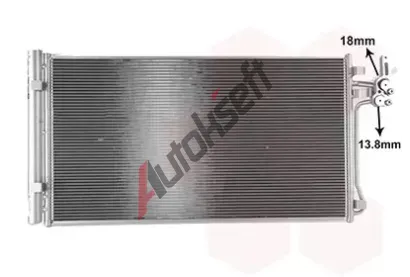 VAN WEZEL Kondenztor klimatizace VAW 02015707, 02015707