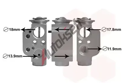 VAN WEZEL Expanzn ventil klimatizace VAW 03001373, 03001373