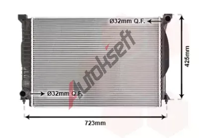 VAN WEZEL Chladi vody VAW 03002245, 03002245