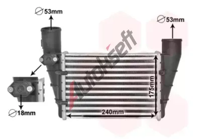 VAN WEZEL Chladi vzduchu intercooler VAW 03004112, 03004112