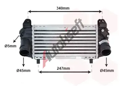 VAN WEZEL Chladi vzduchu intercooler VAW 03004192, 03004192