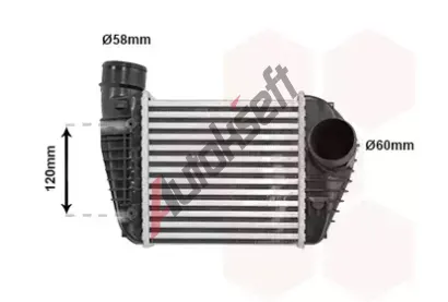 VAN WEZEL Chladič vzduchu intercooler VAW 03004308, 03004308  VAN WEZEL Chladič vzduchu intercooler VAW 03004308, 03004308