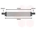 Chladi vzduchu intercooler VAN WEZEL ‐ VAW 03004319